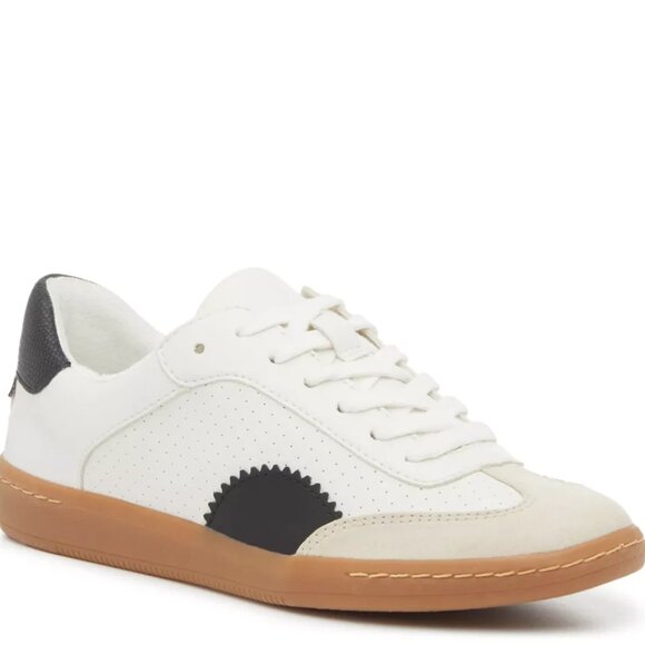 NEW DOLCE VITA Lace Up Sneakers White/Black for women 124tn